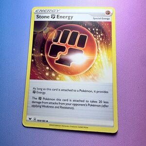 stone fighting energy - 164/185 (uncommon) — pokemon: vivid voltage